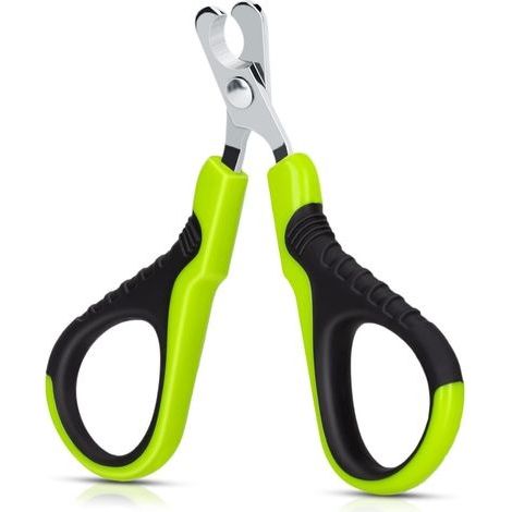 Coupe-ongles professionnel pour les animaux domestiques, ciseaux à griffes pour chat, tête de coupe unique à 25 degrés, idéal pour les petits chiens, chiots, chats et lapins (1/4)