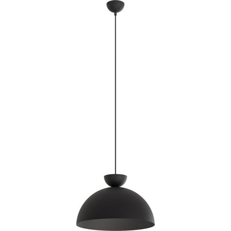 Lampada sospensione moderna nera cupola Ø40 GX53 12W (1/5)