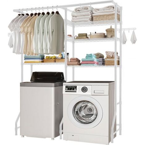 Étagère de rangement pour lave-linge et sèche-linge à 6 niveaux (1/5)