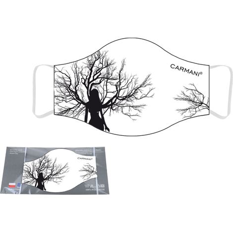 Mascarilla protectora - Mujer y árbol II (carmani)