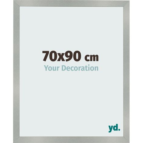 yd. - Cadre photo 70x90 - Aluminium Brosse - MDF - Bologna (1/5)