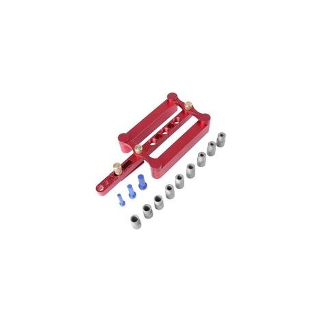 Dima autocentrante per tasselli metrici da 6/8/10 mm, foratura di precisione, accessori per dime, utensile per la lavorazione del legno - Crezuo