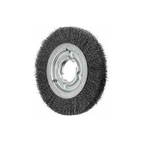 PFERD TOOLS Rundbürste breit ungezopft RBU Ø200x25xvariable Bohrung Stahl-Draht-Ø0,30 Schleifbock (1/5)