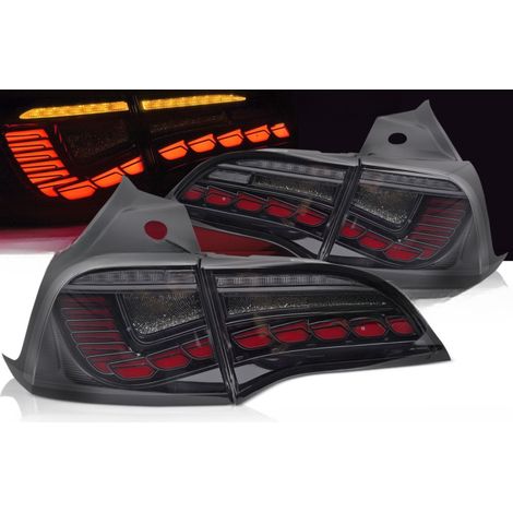 Paire de feux arriere Tesla Model Y de 2020 a 2024 Fume - FULL Led-41230341 (1/5)