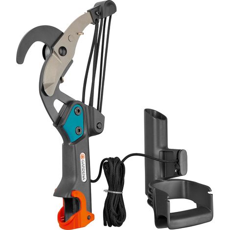 Svettatoio Gardena Bypass Combisystem: Troncarami con Trasmissione a 5 Pulegge, Taglio di Rami Fino a 35 Mm, con Corda Antistrappo da 4,7 M (298-20) (1/5)