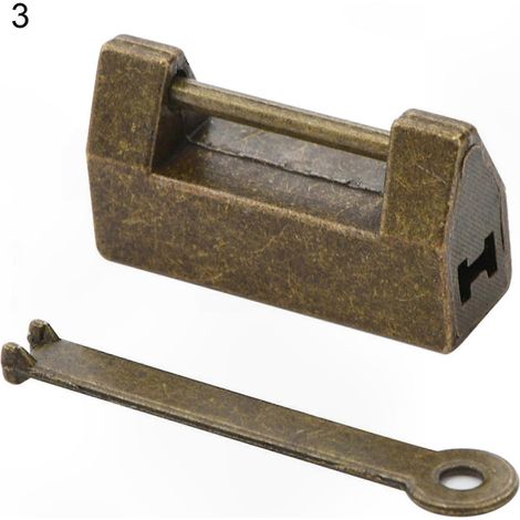 Antike Messingbox für Holzkisten, verschiedene Modelle, einfache Befestigung, nostalgischer Retro-Stil (1/5)