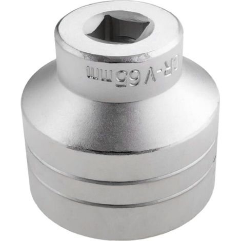 1 pièce 12 pans carré 3/4 pouce Douille standard métrique pour écrou de moyeu unique compatible avec Ford Transit Sliver (Diamètre 65 mm)
