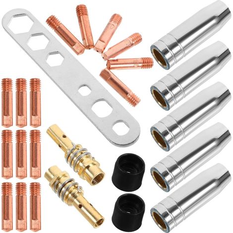 Accessoire de Soudage Buse de Torche de Soudage en Cuivre Kit D’accessoires à Gaz Connexion Précise Portable (1/5)