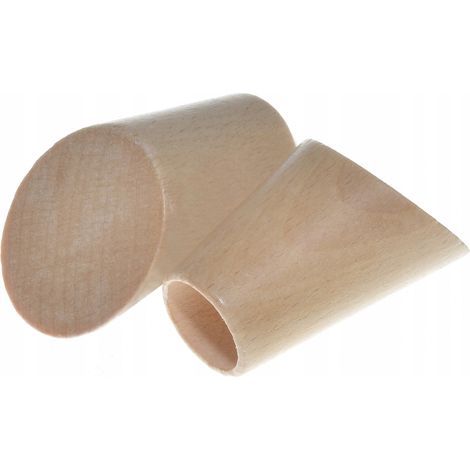 Embouts de tringle à rideaux en bois, 2 pièces, pin Ø20 (1/5)