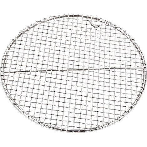Grille à tempura japonaise, grille de cuisson fil métallique avec poignée, panier rond pour friture, barbecue, égouttage, grand format (1/5)