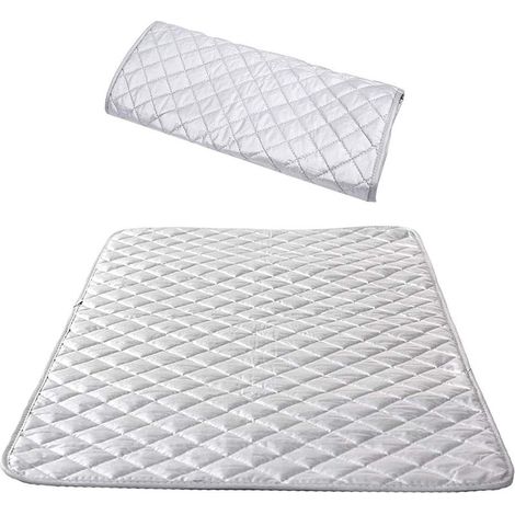 Nappe de Repassage Isolée Housse de Repassage à Vapeur Table Portable Tapis de Repassage en Coton pour Machine à Laver Sèche-linge Voyage Maison 48 85 cm (1 pièce) (1/5)