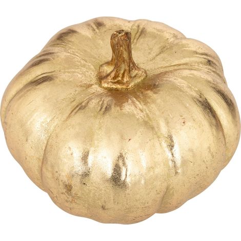 Déco de Noël Citrouille doré D 15 cm - Feeric Christmas (1/2)