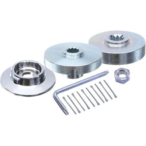 Kit de conversion tête tondeuse pour Echo SRM-225 266 280, mise à niveau robuste avec une installation facile l'herbe épaisse et le nettoyage la brosse, 15 pièces - (1/5)