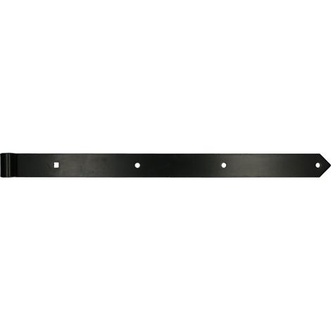 Penture pointu volet battant 18X500 Acier zingué noir - 1 pièce