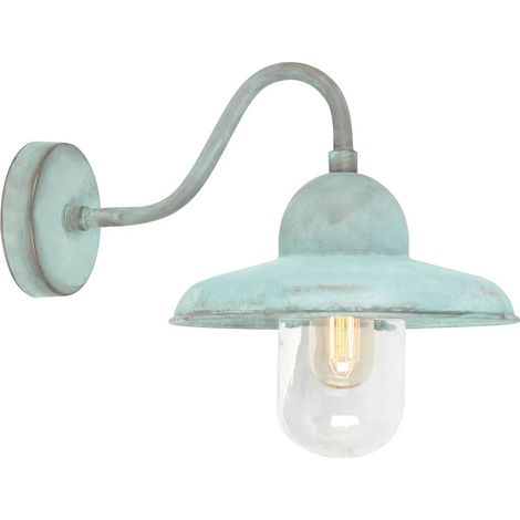 Elstead Somerton - Applique da esterno Fisherman Dome 1 Luce Verdi IP44, E27 (1/5)