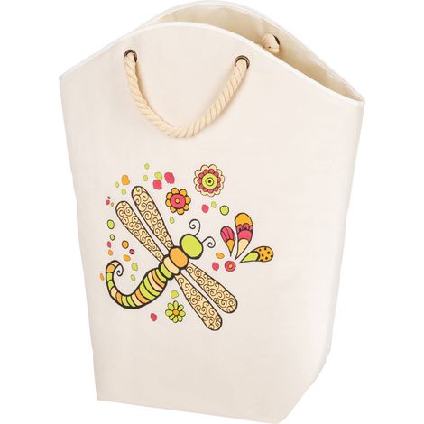 Kleiner Wäschekorb mit Schnurgriffen, 58 l, WENKO (1/5)
