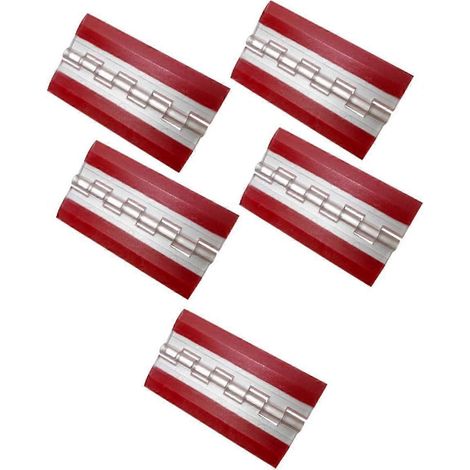 5 charnières acryliques auto-adhésives pliables sans trou de vis pour (1/5)