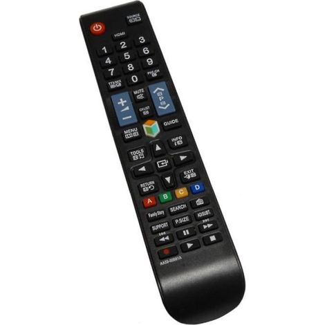 Télécommande TV - Modèle AA59-00581A - Compatible avec Téléviseurs Samsung LED LCD Plasma - 1 Pièce