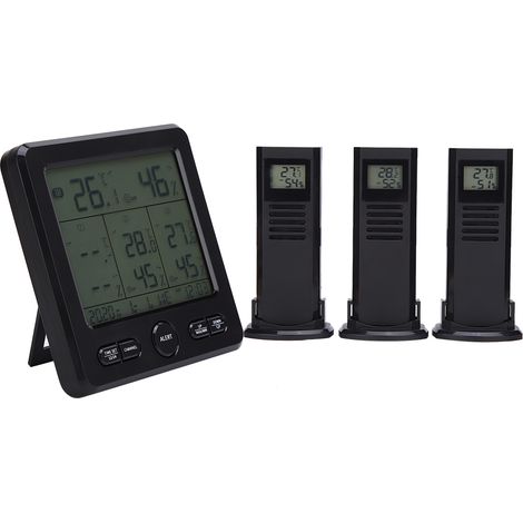 Station météorologique numérique sans fil TS-6210 : thermomètre et appareil de mesure de température. (1/5)