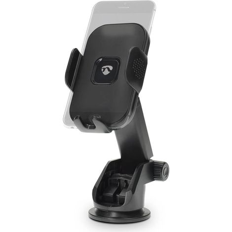 Nedis Kfz- Smartphonehalterung / Windschutzscheibe und Amaturenbrett / Universal / Maximale Bildschirmgröße: 7 / Depth Adjustment / Verstellbarer Winkel
