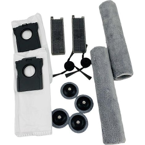 Pièces détachées pour balais Dreame Mova Z50 Ultra/Mova Z5/Mova Z50 Pro : brosse latérale, filtre, sac à poussière, balai à chenilles et petit balai circulaire (1/5)