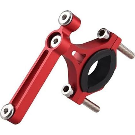 Adaptateur de Porte-Bouteille d'eau de Bicyclette Barre de poignée en Alliage d'aluminium Conversion de Boisson Support de Tube à 90 degrés Équitation (1/4)