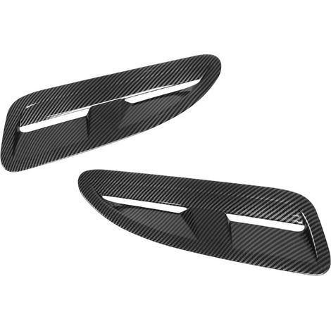 Strisce decorative in fibra di carbonio in due pezzi per le prese d'aria del cofano di Jaguar XK8/XKR 1997-2015