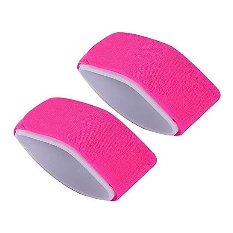 Sangle Porte-Ski Bandes de Ski Sangle de Bagage Boucle de Sangle de Bande de Fixation(Rose Rouge)