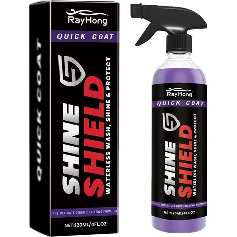 Car coating spray - waterproof, stain-resistant, scratch-resistant, and shine-enhancing convenient, no-wash car spray - 120ml -- BIEMMEDUE (1/5)