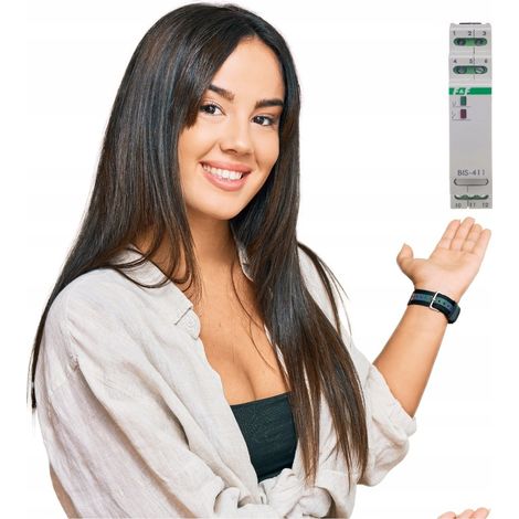 Relais bistable BIS-411-LED – 1 module – 16 A – Électronique – Pour la commande d'éclairage (1/5)