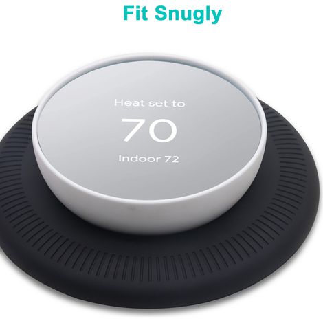 Eosnow Wandplattenabdeckung als Ersatz für Nest-Thermostat, weiches Silikon, verschleißfest, einfache Installation, Halterungszubehör