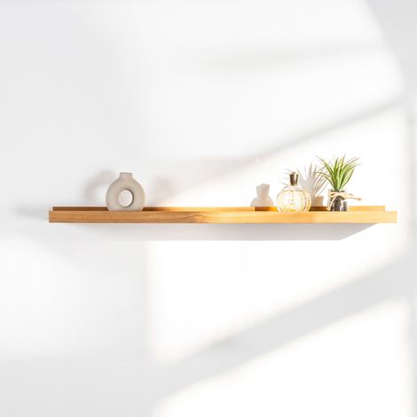 Balda Helvine de baño en teca maciza 90 cm