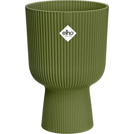 Elho Vibes Fold Coupe 14 - Vert - L 14 x B 13.9 x H 21 cm - intérieur - 100% recyclé (1/3)