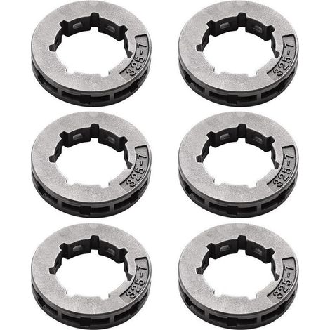 6 piezas de llanta de piñón de transmisión (325 pulgadas) 19 mm, estrías pequeñas, 7 dientes para 501 45 74-02, 501457402, para motosierra 11892 - Crezuo (1/4)