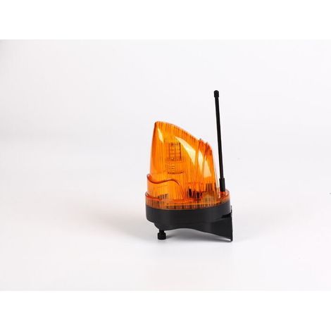 1 Stück universeller 220-V-Türblitz mit Antenne, LED-Blitz für automatische Garagentore, Multispannung, wasserdicht, mit Wandhalterung (1/4)