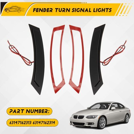 Ein Paar der Teile 63147162313 und 63147162314 ist für die Blinker der BMW 3er Reihe geeignet. (1/4)