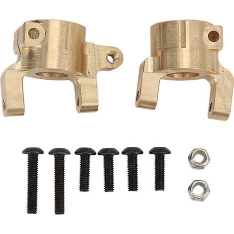RC Support avant en laiton C Hub Porte-moyeu pour Axial SCX10II 90046 90047 1/10 Voiture RC Pièces de rechange (1/5)