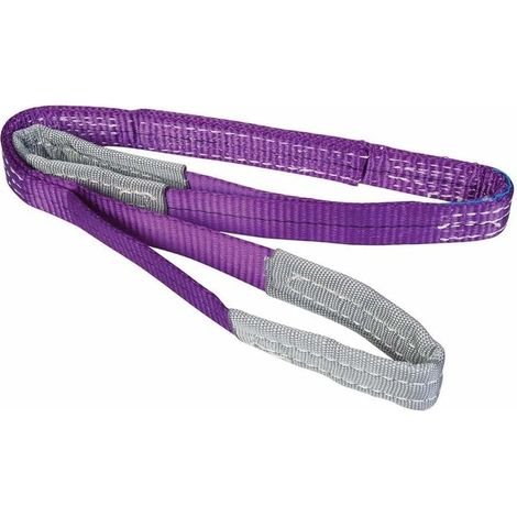 Sling De Levage Plat - 1 T - 1 M - Polyester - Pour Applications De Levage Et De Manutention (1/5)