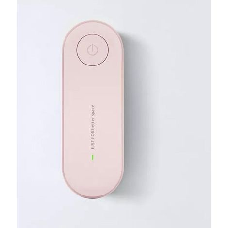 Mini purificateur d'air portable à brancher sur une prise murale - Ioniseur - Purificateur d'air - Élimination des bactéries - Désodorisant - Accessoires pour voiture et bureau - Rose (1/5)