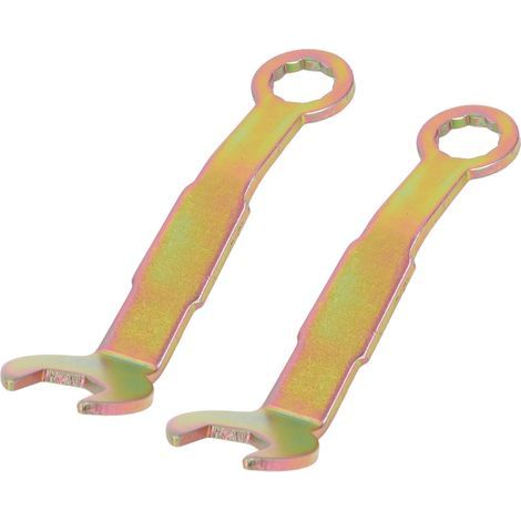 Clé de réglage pivotante pour cintre de porte coulissante, 3/8 pouces ouvert, 3 longueurs, outil en acier inoxydable, poche de placard, 2 pièces (1/5)