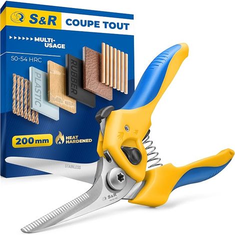 Multi-purpose shear cutter 20 cm with curved blade 50 mm (1/5)