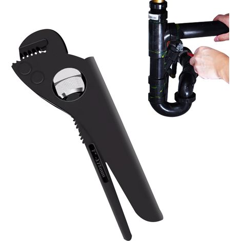 Clés Serre-Tube Outil réparation polyvalent joints antidérapants  Clé plomberie réglage rapide 18-30 cm Lavabo, Cuisine, Maison, Garage, Chantier, Robinet, WC, Chauffe-Eau, Agriculteur, (1/5)