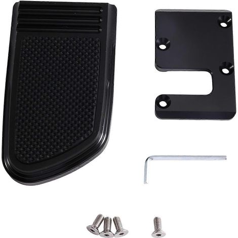 Funda protectora para el pedal del freno delantero de motocicleta Harley Softail Street Bob Fat Bob FXDF FXFBS FXDB 2018-2025, color negro. (1/5)