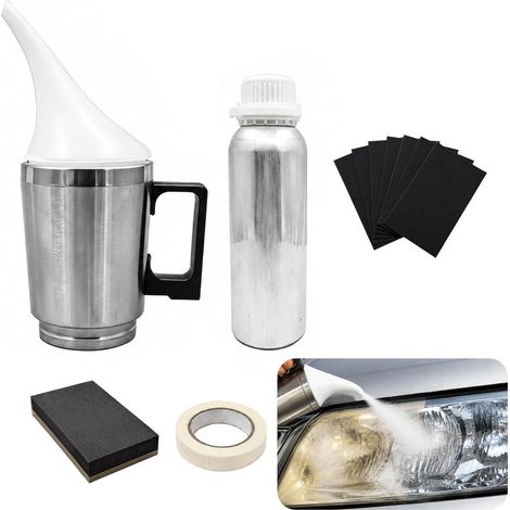 Kit per il ripristino dei fari dell'auto (1/5)