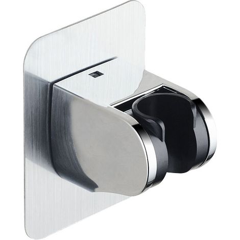 Douche douche support non marquant pâte à poinçonner gratuite siège réglable salle de bain pommeau de douche pluie buse base fixe (1/5)