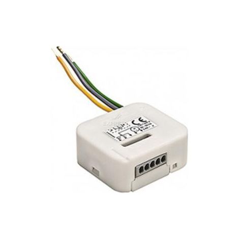 Récepteur radio pour motorisation 433,42 MHz – Alimentation 230V – Installation facile dans boîte d'encastrement 50mm – Compatible Somfy RTS - SY2401162