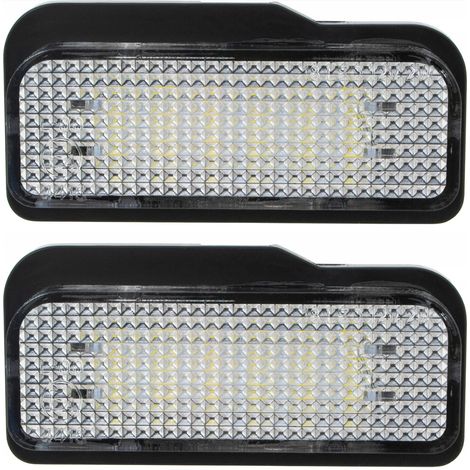 LED-Kennzeichenbeleuchtungsset, AutoTune, für Mercedes W203 Clasa C Kombi, Mercedes W211 Clasa E Limousine Kombi, Mercedes W219 CLS, Mercedes R171 SLK (1/5)