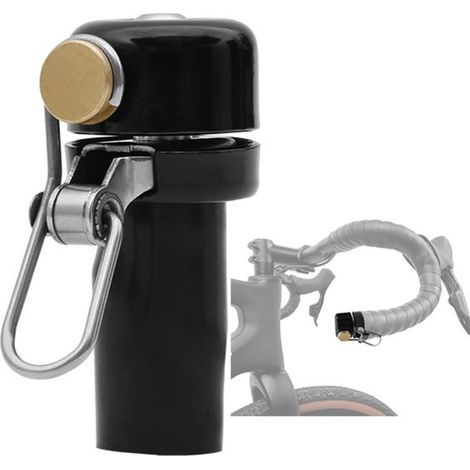Sonnette de vélo universelle - Sonnette de vélo en alliage - Sonnette de guidon - Alarme pour vélos de course - Sonnette de vélo ultra-puissante - Accessoires pour vélos (1/4)