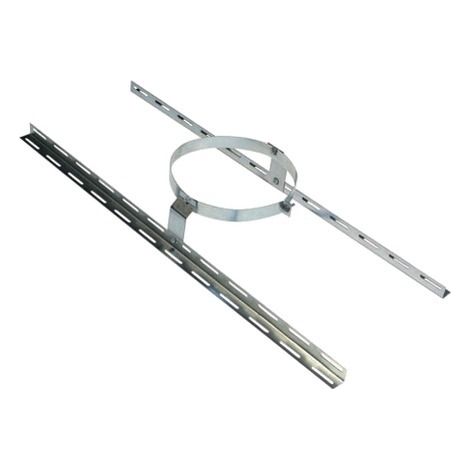 Poujoulat – Collier pour fumisterie Inox Galva Ø180/230 – Conduit polycombustible isolé – Étanchéité parfaite – Durabilité et recyclabilité