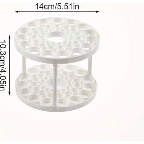 Boîte de rangement cosmétique à 45 compartiments - Boîte de rangement de bureau multifonctionnelle pour rouges à lèvres, pinceaux de maquillage et autres outils de beauté. (1/5)
